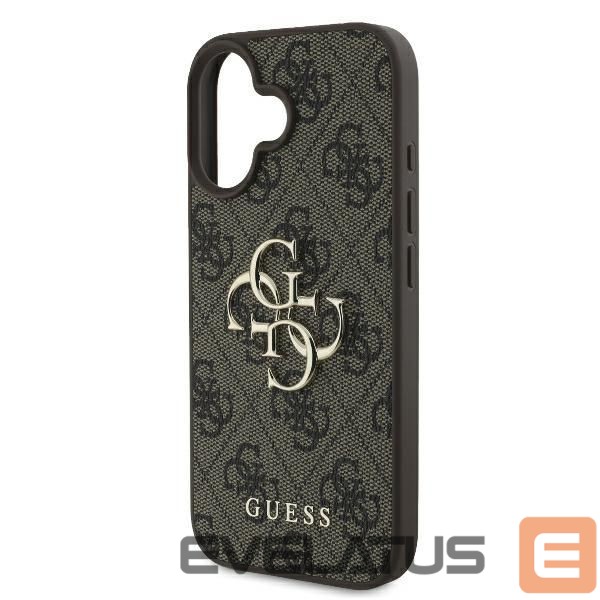 Other Phone Accessory Guess Guess 4G Big Logo iPhone 16 Case - Brown