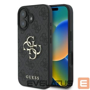 Other Phone Accessory Guess  Guess 4G Big Logo Case for iPhone 16 - Black 