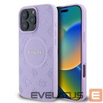 Other Phone Accessory Guess  Guess Saffiano Peony Classic Logo MagSafe iPhone 16 Pro Max Case - Purple 