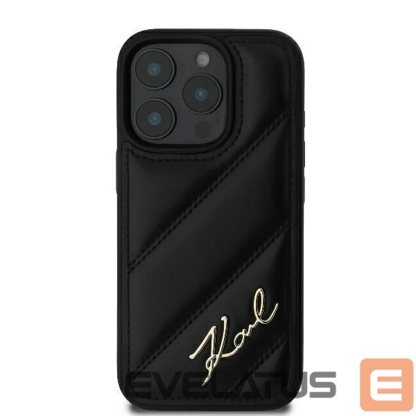 Other Phone Accessory Karl Lagerfeld Apple iPhone 16 Pro Quilted Signature Case Black