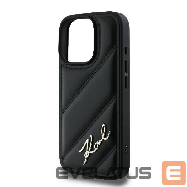 Other Phone Accessory Karl Lagerfeld Apple iPhone 16 Pro Quilted Signature Case Black