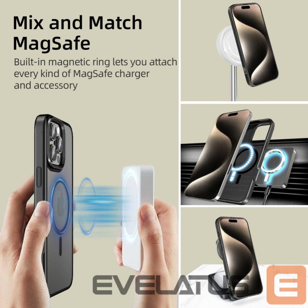 Other Phone Accessory Tech-Protect Tech-Protect MagMat MagSafe iPhone 16 Pro Case - Black