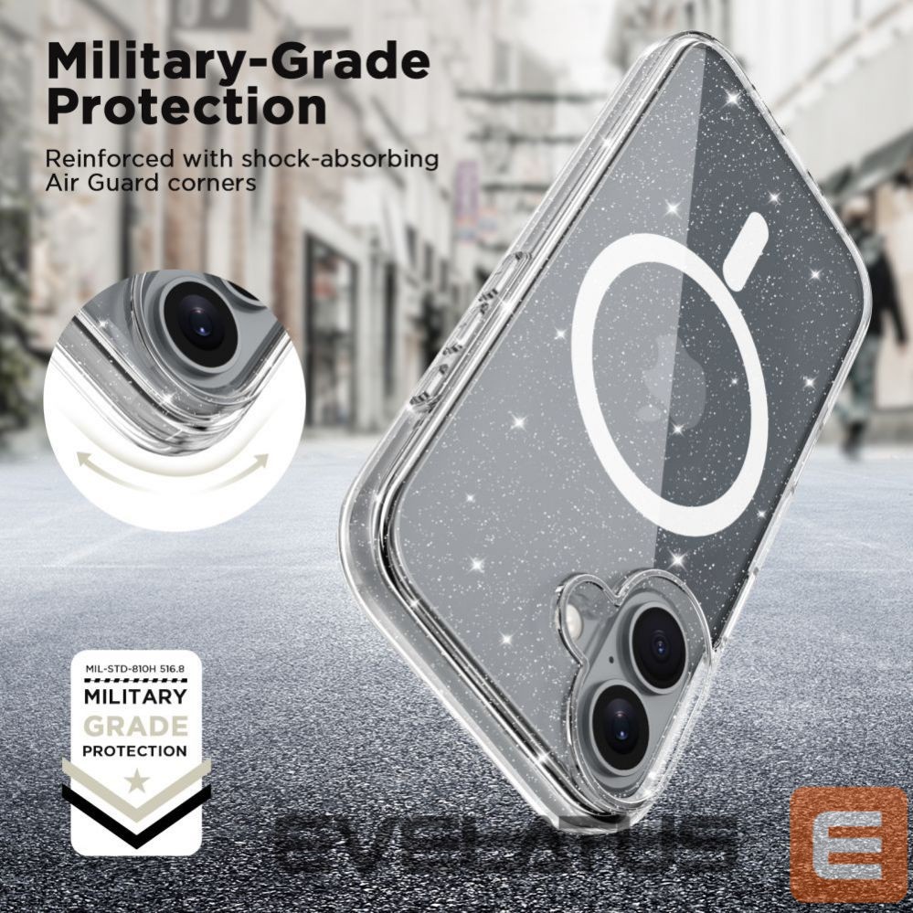 Other Phone Accessory Tech-Protect Tech-Protect FlexAir Hybrid MagSafe iPhone 16 Case - Clear