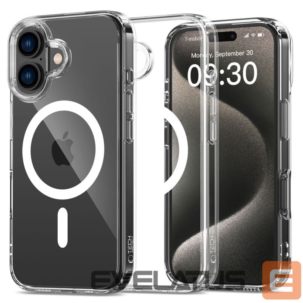 Other Phone Accessory Tech-Protect Tech-Protect FlexAir Hybrid MagSafe iPhone 16 Case - Clear