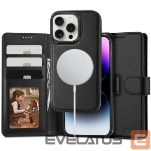 Book case Tech-Protect - Tech-Protect Wallet MagSafe case with wallet for iPhone 16 Pro - black 