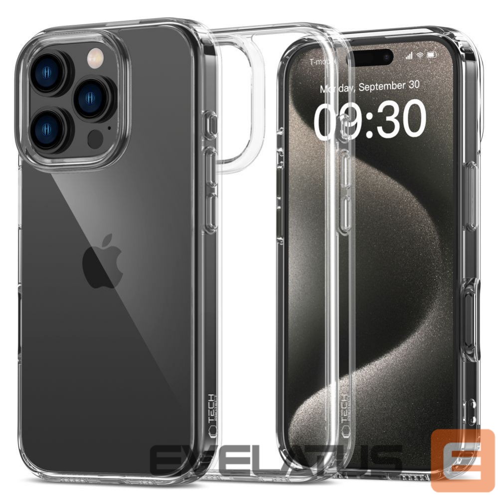 Other Phone Accessory Tech-Protect Tech-Protect FlexAir Hybrid Case for iPhone 16 Pro - Clear