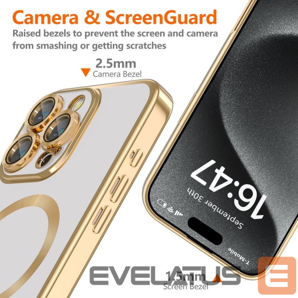 Other Phone Accessory Tech-Protect Tech-Protect MagFlex MagSafe Case for iPhone 16 Pro Max - Gold