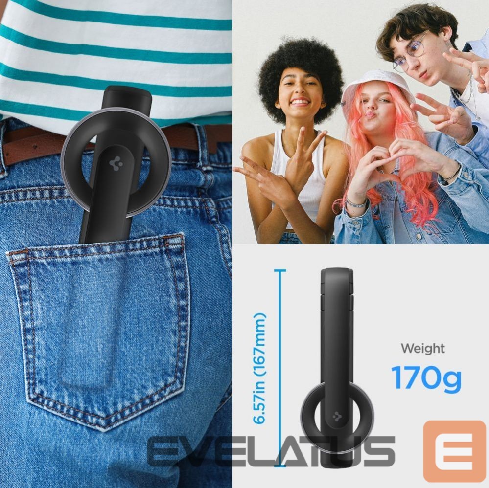 Other Phone Accessory Spigen Selfie stick Spigen S571W MagSafe Bluetooth with tripod - black