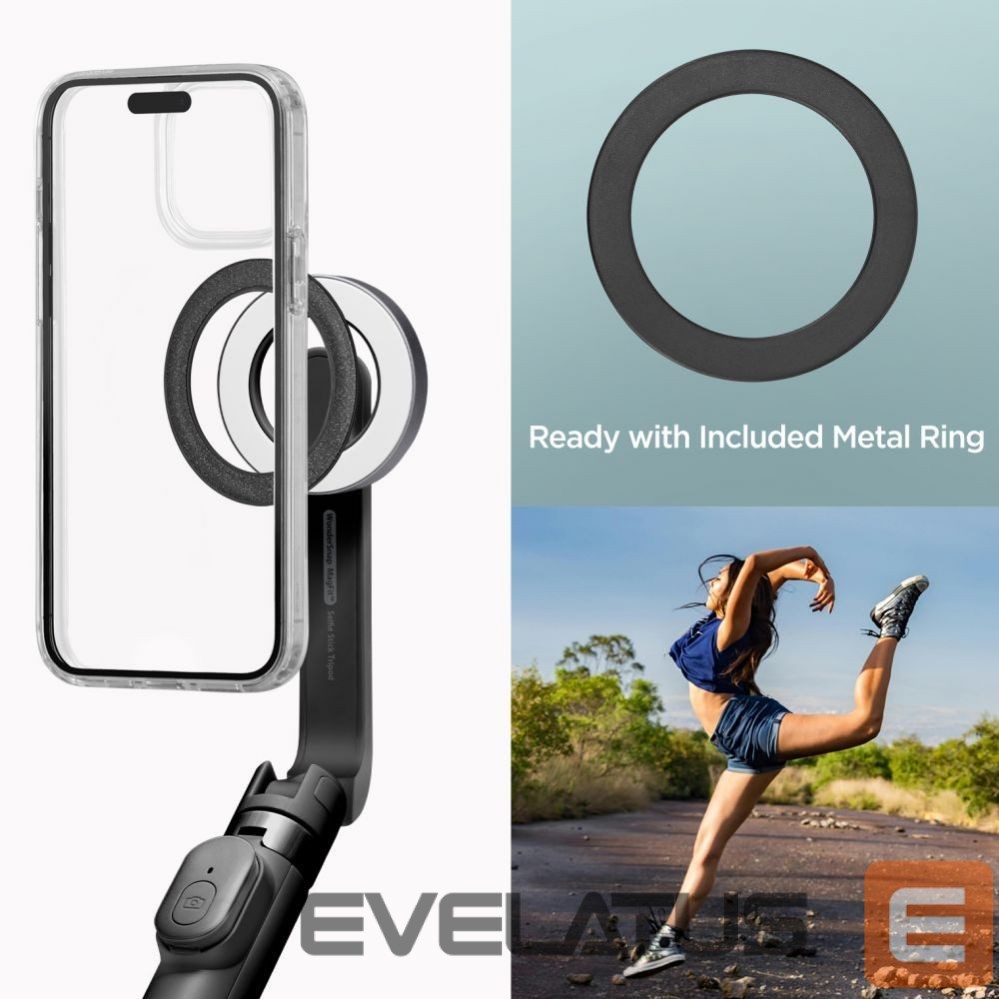 Other Phone Accessory Spigen Selfie stick Spigen S571W MagSafe Bluetooth with tripod - black