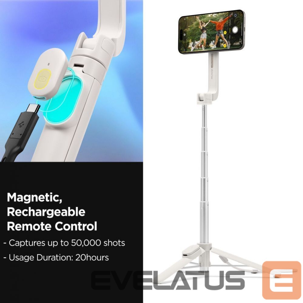 Other Phone Accessory Spigen Selfie stick Spigen S571W MagSafe Bluetooth with tripod - beige