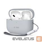 Headphone case Tech-Protect Apple AirPods Pro 1 / 2 Silicone Case Gray