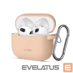 Other Phone Accessory Tech-Protect  Tech-Protect Silicone Hook Case for Apple AirPods 3 - Beige 