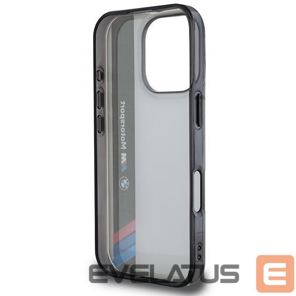 Other Phone Accessory BMW BMW Motosport IML Vertical Stripe iPhone 16 Pro Case - Gray