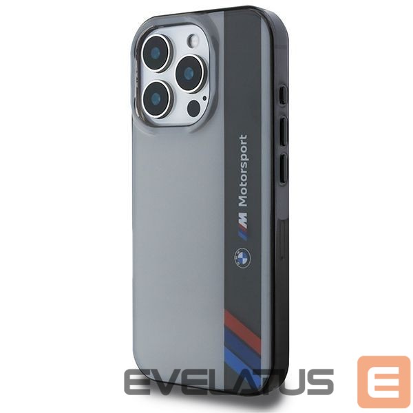Other Phone Accessory BMW BMW Motosport IML Vertical Stripe iPhone 16 Pro Case - Gray