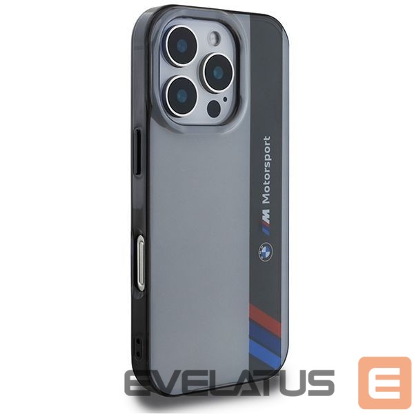Other Phone Accessory BMW BMW Motosport IML Vertical Stripe iPhone 16 Pro Case - Gray