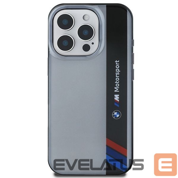 Other Phone Accessory BMW BMW Motosport IML Vertical Stripe iPhone 16 Pro Case - Gray