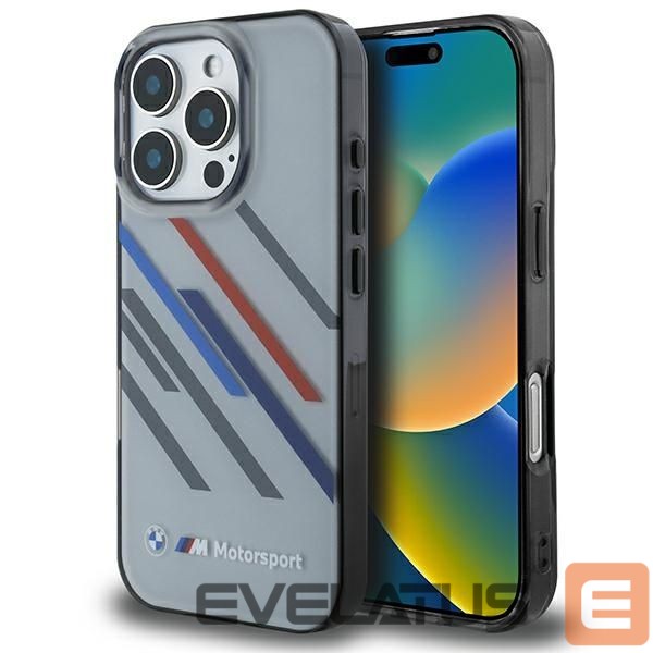 Other Phone Accessory BMW BMW Motosport IML Random Stripes iPhone 16 Pro Case - Gray