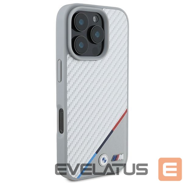 Other Phone Accessory BMW BMW M Carbon Tricolor Line MagSafe Case for iPhone 16 Pro - Gray