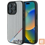 Other Phone Accessory BMW  BMW M Perforated Tricolor Line MagSafe Case for iPhone 16 Pro - Gray 