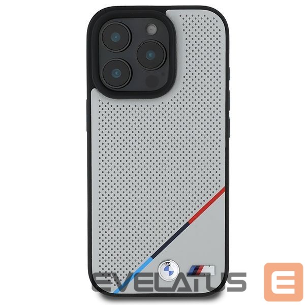 Other Phone Accessory BMW BMW M Perforated Tricolor Line MagSafe Case for iPhone 16 Pro - Gray