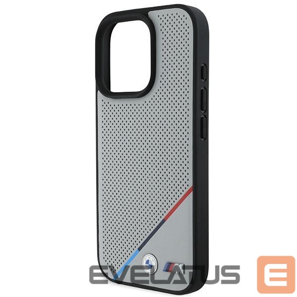 Other Phone Accessory BMW BMW M Perforated Tricolor Line MagSafe Case for iPhone 16 Pro - Gray