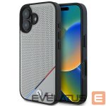Other Phone Accessory BMW  BMW M Perforated Tricolor Line MagSafe iPhone 16 Case - Gray 