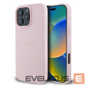 Other Phone Accessory Guess  Guess Grained Ring MagSafe iPhone 16 Pro Case - Pink