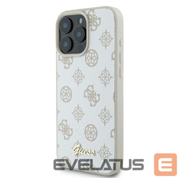 Other Phone Accessory Guess Guess Peony Script Logo MagSafe iPhone 16 Pro Case - White