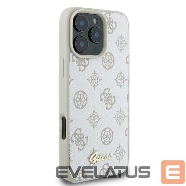 Other Phone Accessory Guess Guess Peony Script Logo MagSafe iPhone 16 Pro Case - White