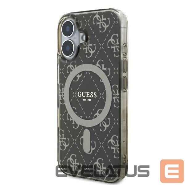 Other Phone Accessory Guess Guess IML 4G Background MagSafe iPhone 16 Plus Case - Brown