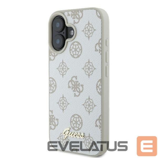 Other Phone Accessory Guess Guess Peony Script Logo MagSafe iPhone 16 Case - White