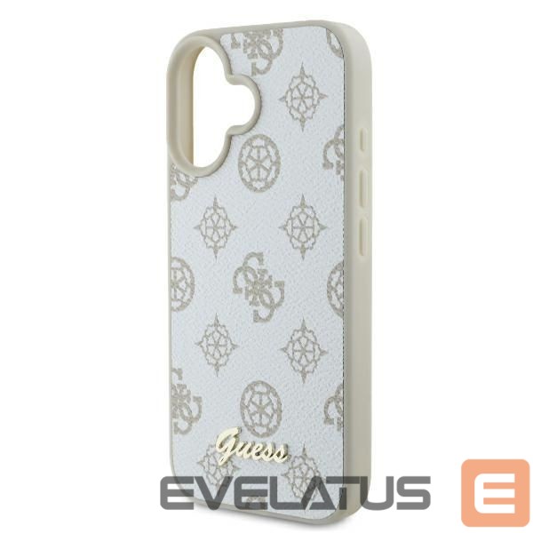 Other Phone Accessory Guess Guess Peony Script Logo MagSafe iPhone 16 Case - White