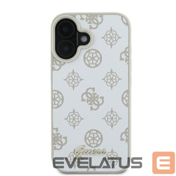 Other Phone Accessory Guess Guess Peony Script Logo MagSafe iPhone 16 Case - White
