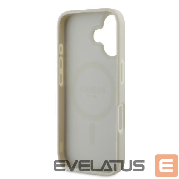 Other Phone Accessory Guess Guess Peony Script Logo MagSafe iPhone 16 Case - White