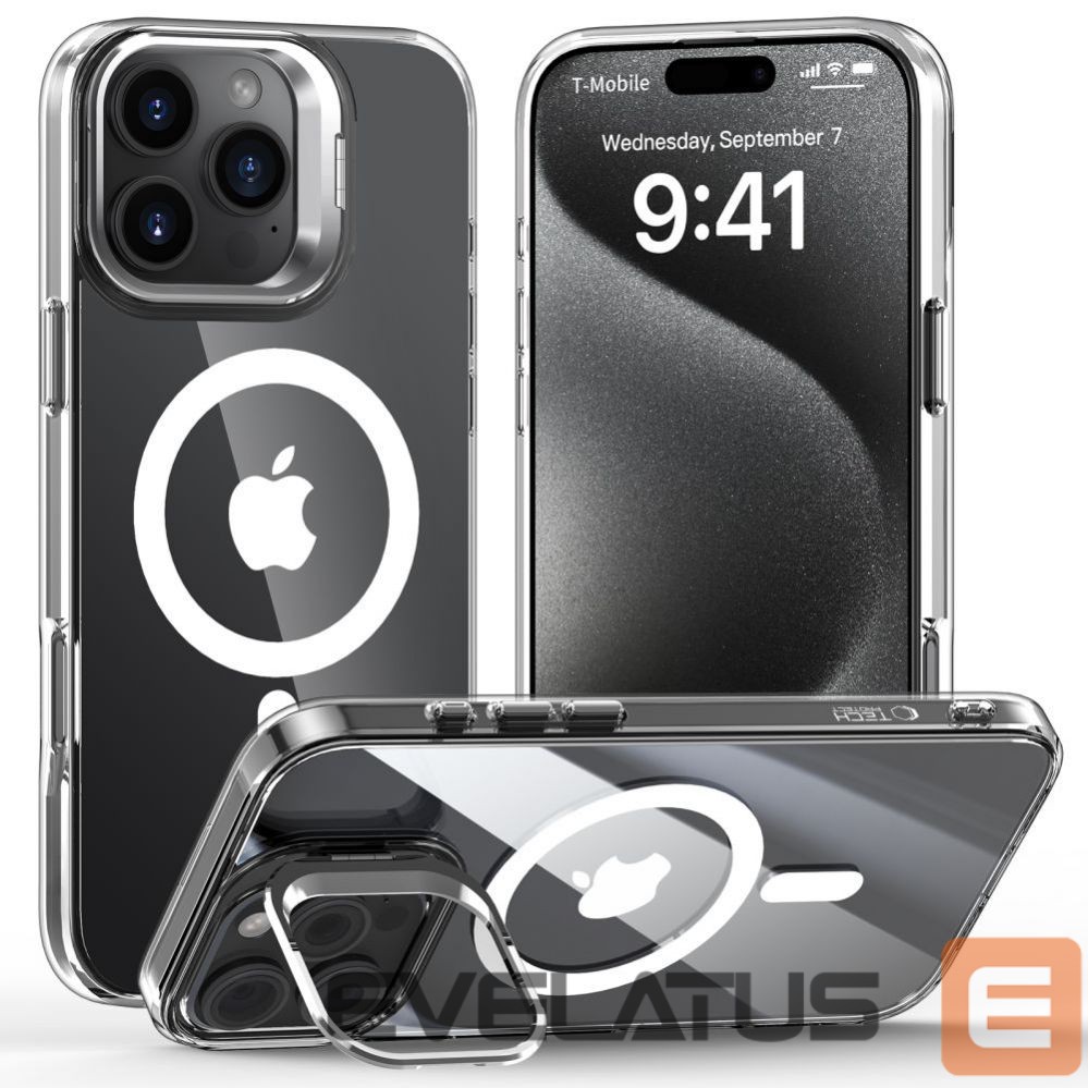 Other Phone Accessory Tech-Protect Tech-Protect MagStand MagSafe Case for iPhone 16 Pro - Clear