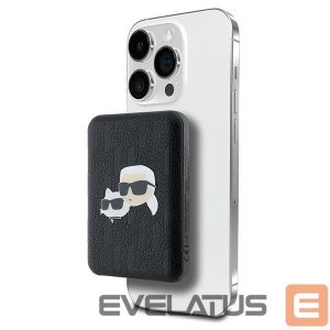 Other Phone Accessory Karl Lagerfeld  Karl Lagerfeld Powerbank inductive KLPB5FPGKSKCHK 16W 5000mAh black/black Karl&Choupette Head Pin MagSafe 
