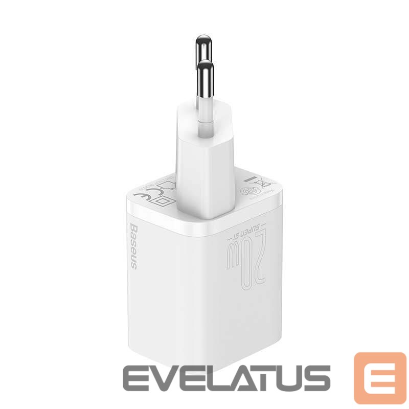 Adapter Baseus Baseus Super Si Quick Charger 1C 20W (white)