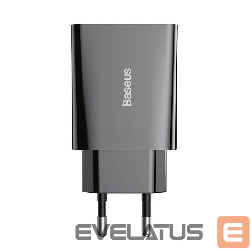 Adapter Baseus Baseus Speed Mini Quick Charger, USB-C, PD, 3A, 20W (black)