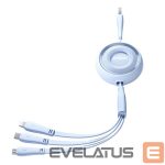 Cable Joyroom  3in1 Joyroom Colorful USB to USB-C/Lightning/Micro USB cable 3.5A, 1m (blue) 