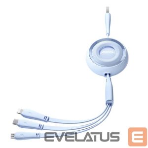 Cable Joyroom  3in1 Joyroom Colorful USB to USB-C/Lightning/Micro USB cable 3.5A, 1m (blue) 