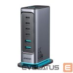 Cable Joyroom  Joyroom JR-TCM02 Multiport GaN Charger 65W EU 4x USB-C 2x USB-A - Dark Gray 