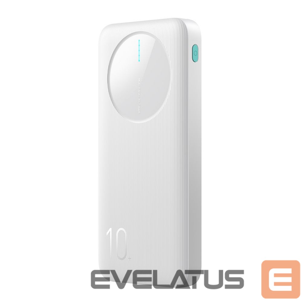 Power bank Joyroom Powerbank Joyroom JR-PBF12 10000mAh 2.4A 2x USB-A 1x USB-C - white