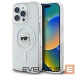 Other Phone Accessory Karl Lagerfeld  Karl Lagerfeld IML Metal Karl Head MagSafe Case for iPhone 16 Pro - White 