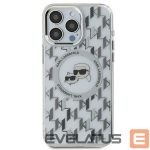 Other Phone Accessory Karl Lagerfeld  Karl Lagerfeld IML Monogram Karl & Choupette Head MagSafe iPhone 16 Case - Clear 