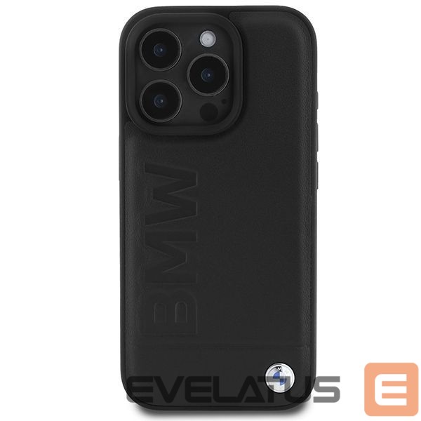 Other Phone Accessory BMW BMW Leather Hot Stamp MagSafe iPhone 16 Pro Max Case - Black