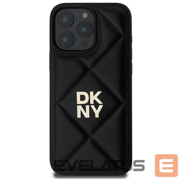 Other Phone Accessory DKNY DKNY Quilted Stack Logo iPhone 16 Pro Case - Black