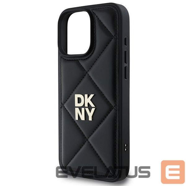 Other Phone Accessory DKNY DKNY Quilted Stack Logo iPhone 16 Pro Case - Black