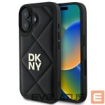 Other Phone Accessory DKNY  DKNY Quilted Stack Logo iPhone 16 Case - Black 