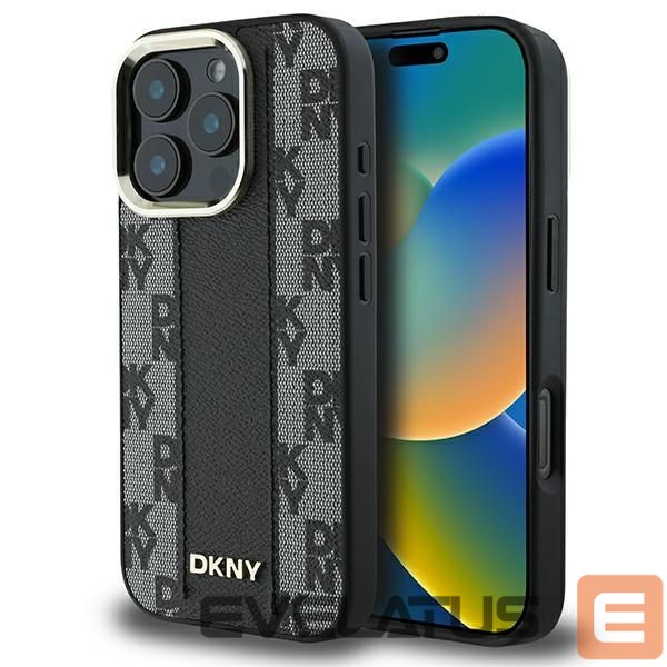 Other Phone Accessory DKNY DKNY Checkered Pattern Magsafe iPhone 16 Pro Case - Black