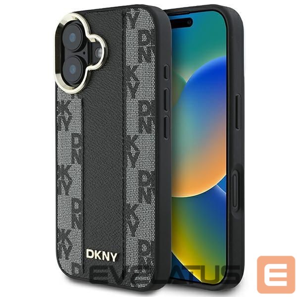 Other Phone Accessory DKNY DKNY Checkered Pattern Magsafe iPhone 16 Plus Case - Black
